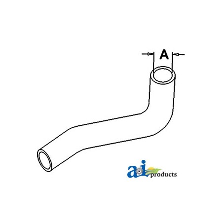 A & I Products Radiator Hose, Upper 10" x2" x2" A-SBA310160840